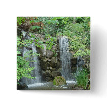 Japanese Garden Waterfall Button