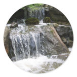 Japanese Garden Waterfall Sticker