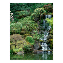 Japanese Gardens Portland, Oregon Postcards