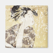 Japanese Geisha Fridge Magnet