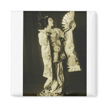 Japanese Geisha magnet by amazingvintage Japanese Geisha magnet