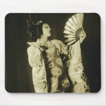 japanese geisha mousepad