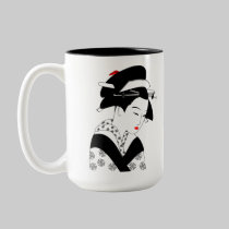 Japanese Geisha mugs