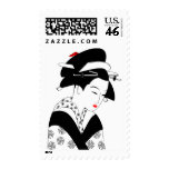 Japanese Geisha postage