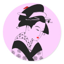 Japanese Geisha stickers by elliel Japanese Geisha stickers
