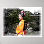 Japanese Girl At Tea House posters