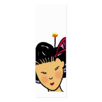 Japanese girl profile cards