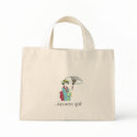 Japanese girl with parasol bags by Anneleen Japanese girl with parasol bags