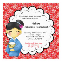 Japanese Grand Opening invitations