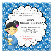 Japanese Grand Opening Invite