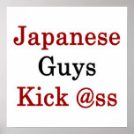 Japanese Guys Kick Ass Posters