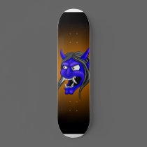 Japanese Hannya Mask Skateboard