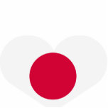 Japanese heart photo cutouts