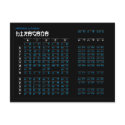 Japanese Hiragana and Katakana Alphabet Card postcards by Justin_Directory Japanese Hiragana and Katakana Alphabet Card postcards