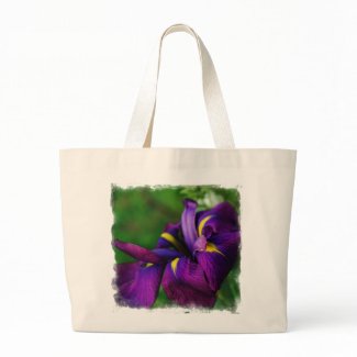 Japanese Iris Tote Bag