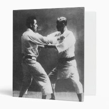Japanese Judoka Jigoro Kano Kyuzo Mifue Judo 3 Ring Binder