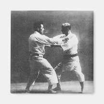 Japanese Judoka Jigoro Kano Kyuzo Mifue Judo Fridge Magnet
