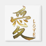 Japanese KANJI Symbol for Love Series Fridge Magnet
