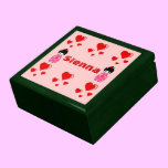 Japanese Kimono Dolls and Hearts customize-able gift boxes