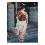 japanese kimono vacation postcard postcards