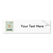Japanese Kimono Vintage Japanese Silk Label Bumper Sticker