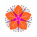 Japanese knotweed (orange) t-shirts