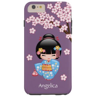 Japanese Maiko Kokeshi Doll Tough iPhone 6 Plus Case