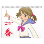 Japanese manga photo wall calendar