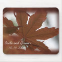 Japanese Maple Leaf Wedding mousepads