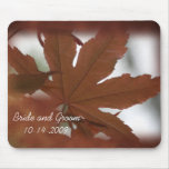 Japanese Maple Leaf Wedding Mousepad