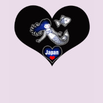 Japanese Mermaid T-Shirts Support Japan