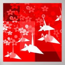 Japanese Origami Poster