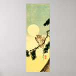 Japanese Owl no.1 Posters