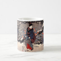 Japanese Painting c. 1800's Mugs