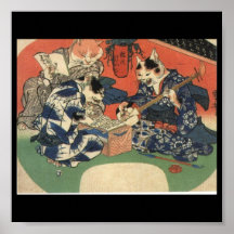 Japanese Painting c. 1800's Poster