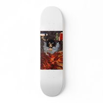Japanese Painting c. 1800's Custom Skateboard