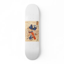 Japanese Painting c. 1800's Skate Deck
