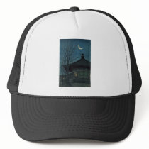 Japanese Painting circa 1928 Mesh Hats