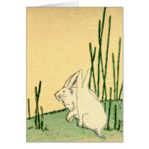 Japanese Rabbits no.2 Greeting Cards