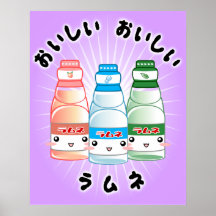 Japanese Ramune Large Poster