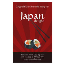 Japanese Restaurant flyer