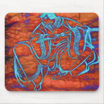 Japanese Samurai Swordsman Fine Art Mousepad