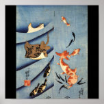 Japanese Sea Life, Ancient Japanese art. c. 1800's posters
