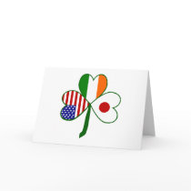 Japanese Shamrock Cards