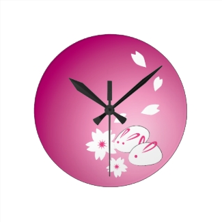 Japanese Snow Rabbits and Sakura
