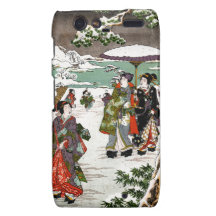 Japanese Snowscape Motorola Droid RAZR Cases