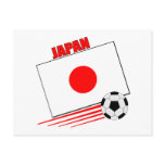 Japanese Soccer Team Postcard