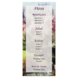 Japanese Spring Wedding Menu... Customized Rack Card