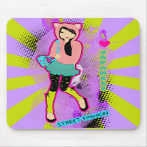 Japanese Street Fashion Mousepad mousepads