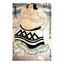 Japanese sumo-wrestler posters